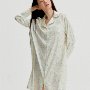 Sleepwear ชุดนอนกระโปรง - สีเหลืองอ่อน